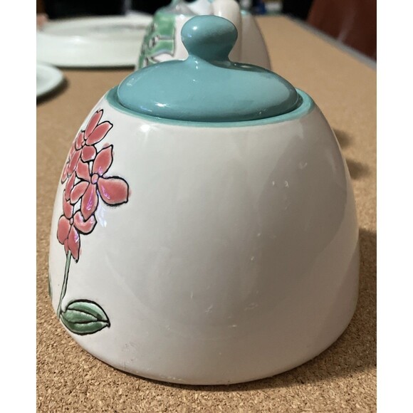 CHOSENIQUE NEW Cute Ceramic Stoneware Sugar & Creamer Set - Picture 7 of 16